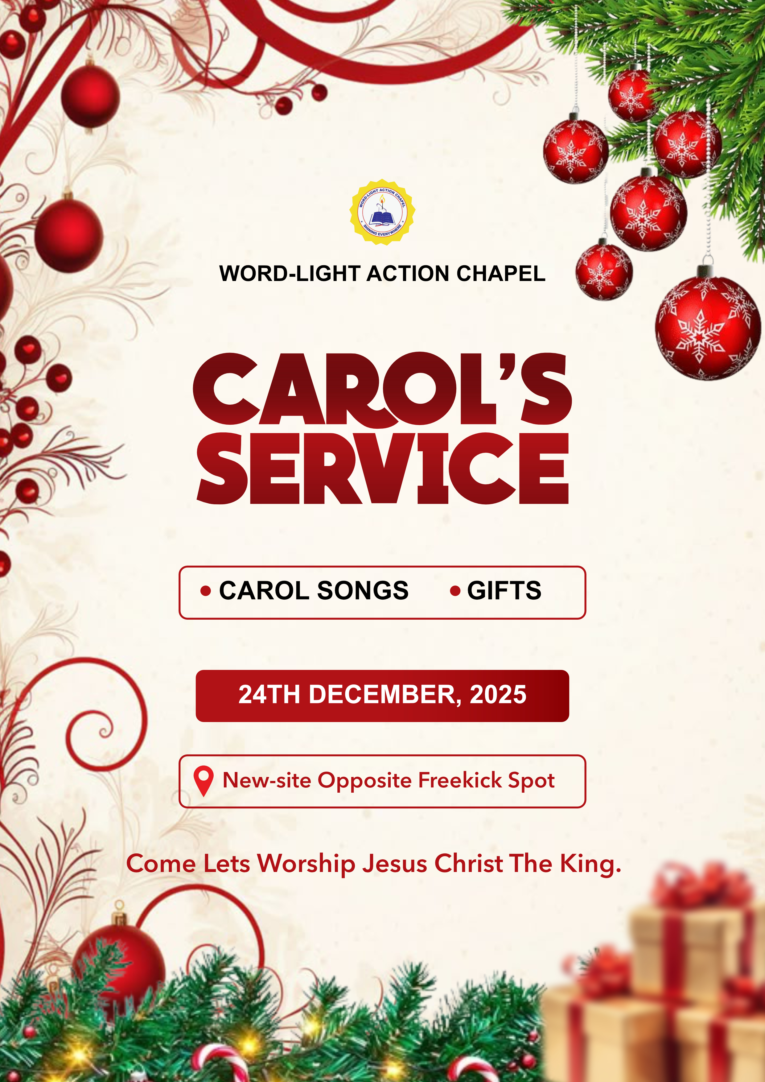 Christmas Carol Flyer Portfolio
